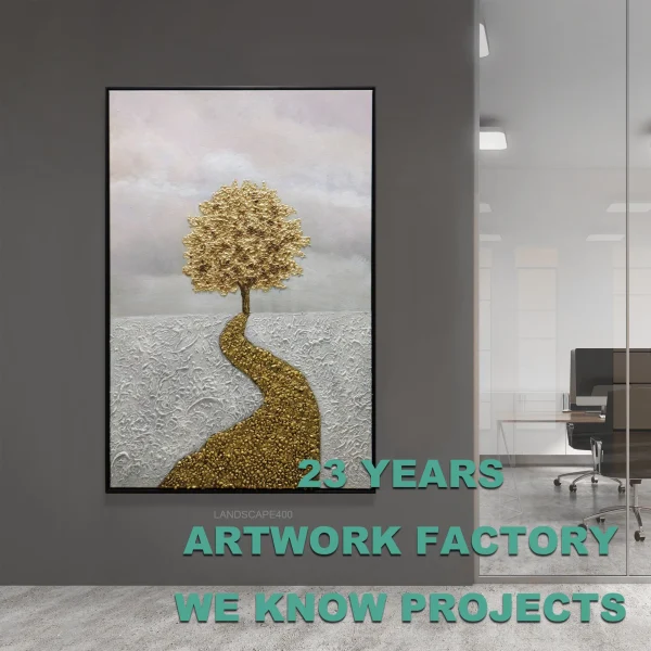 custom large size modern abstract art luxury nordic style gentle bedroom hotel decorative paintings