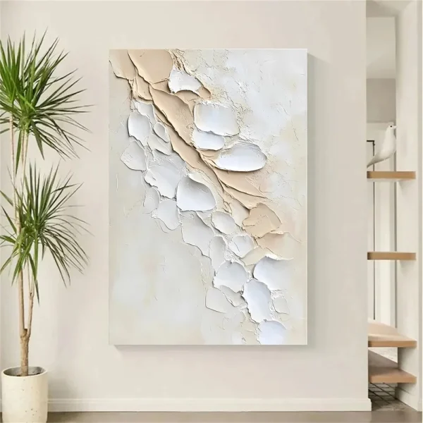 jz abstract flower home decor artwork 3d texture waibi sibi wall art handpainted original custom hand drawn oil painting